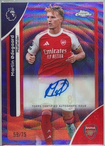 Martin Ødegaard Topps UCC /75 Auto 直筆 Martin Odegaard | eBay