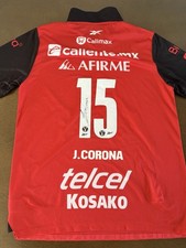 Jersey Match Game #15 Joe Corona Xolos Size M Football Shirt