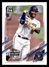2021 Topps Employee Edition #282 Omar Narvaez Milwaukee Brewers