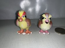 Pokemon Pidgey and Pidgeot Figure Set Tomy Vintage