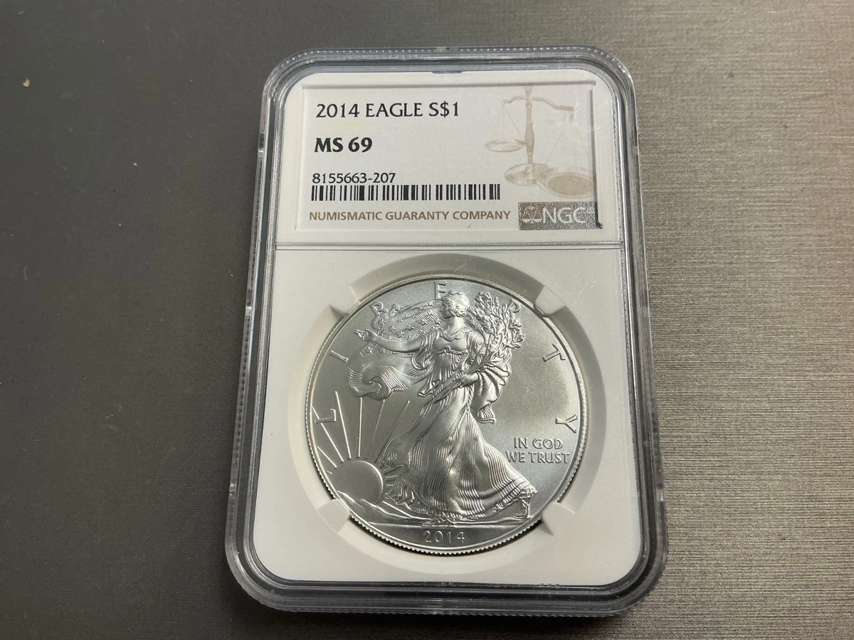 American Eagle MS 69 Graded 2014 Silver Bullion Coins for sale | eBay