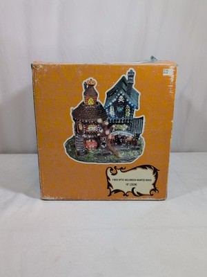 Fiber Optic Halloween Haunted House 10   Friday The 31st W Box - Works Great