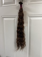 French Wave 22 Human Hair Single Weft Extensions 6 New Old Stock