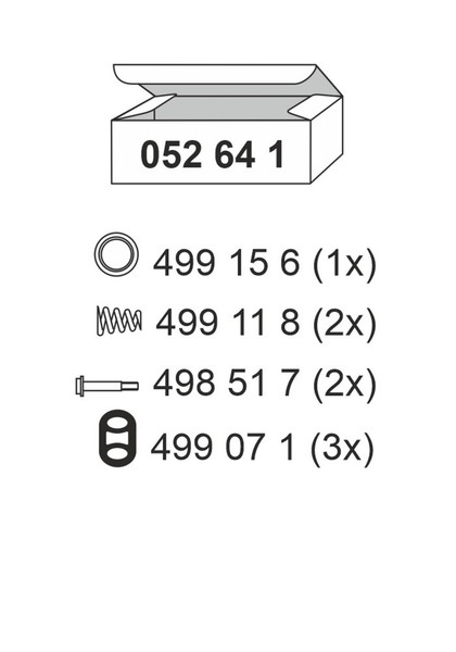 Montagesatz SchalldäMpfer Ernst 052641 FüR T98 CC Astra Opel Zafira Caravan 16V-image