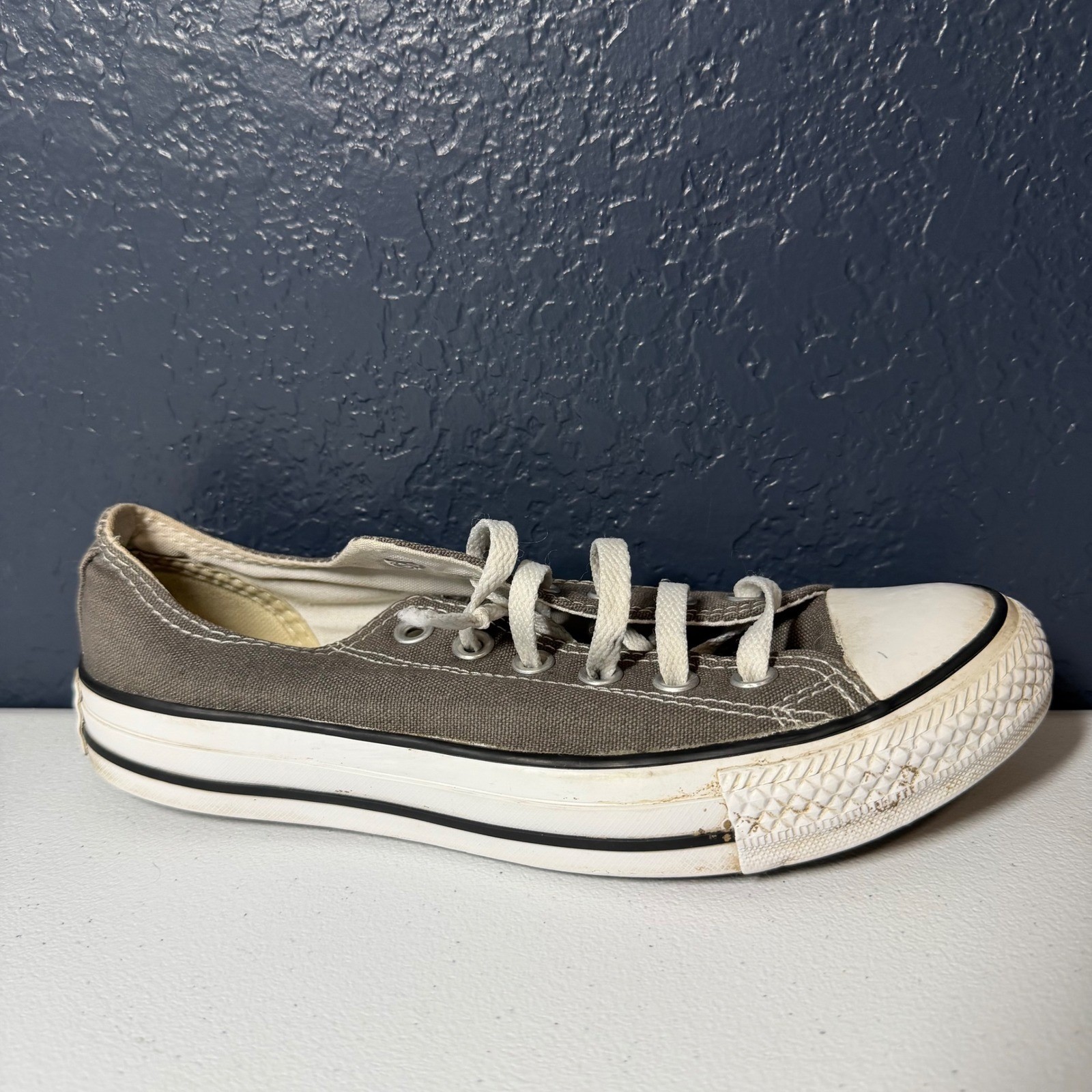 Converse Chuck Taylor All Star Low Top Charcoal Gray Mens Size 5 Womens 7 thumbnail 8