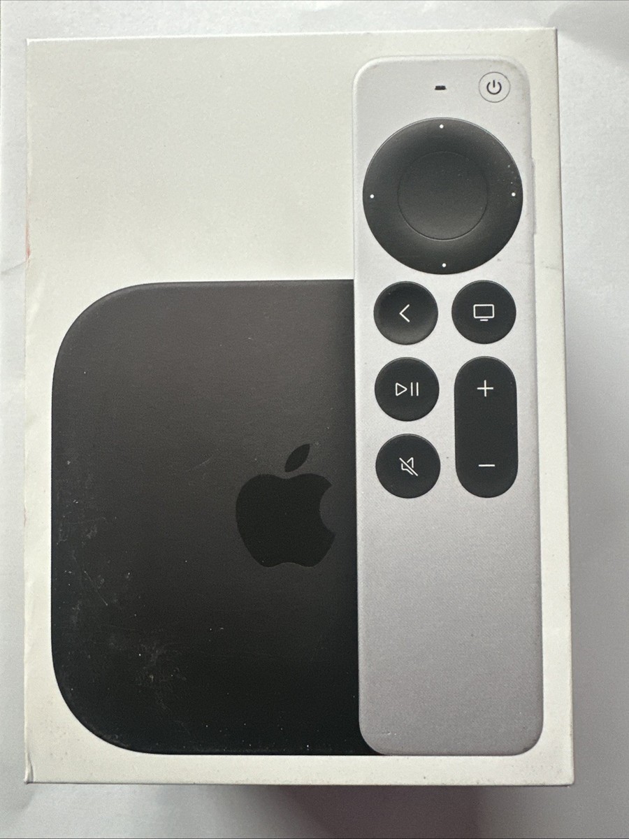 Apple TV 4K 3rd Gen. 128GB Media Streamer - Black, Wi-Fi +