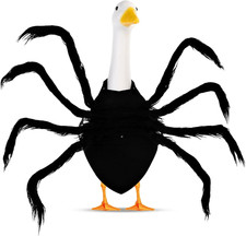 Spider Goose Outfit 23" Porch Goose Outfit Halloween Plastic Geese Clothes Costu