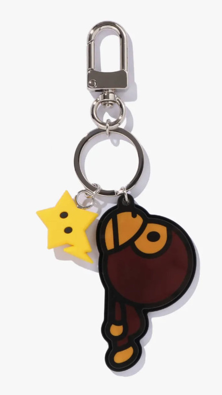 A Bathing Ape Baby Milo Acrylic Key Chain Accessory Bag Charm Brown 11390₽