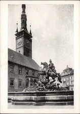 Cesarova Kasna Olomouc Czech Republic vintage postcard c467