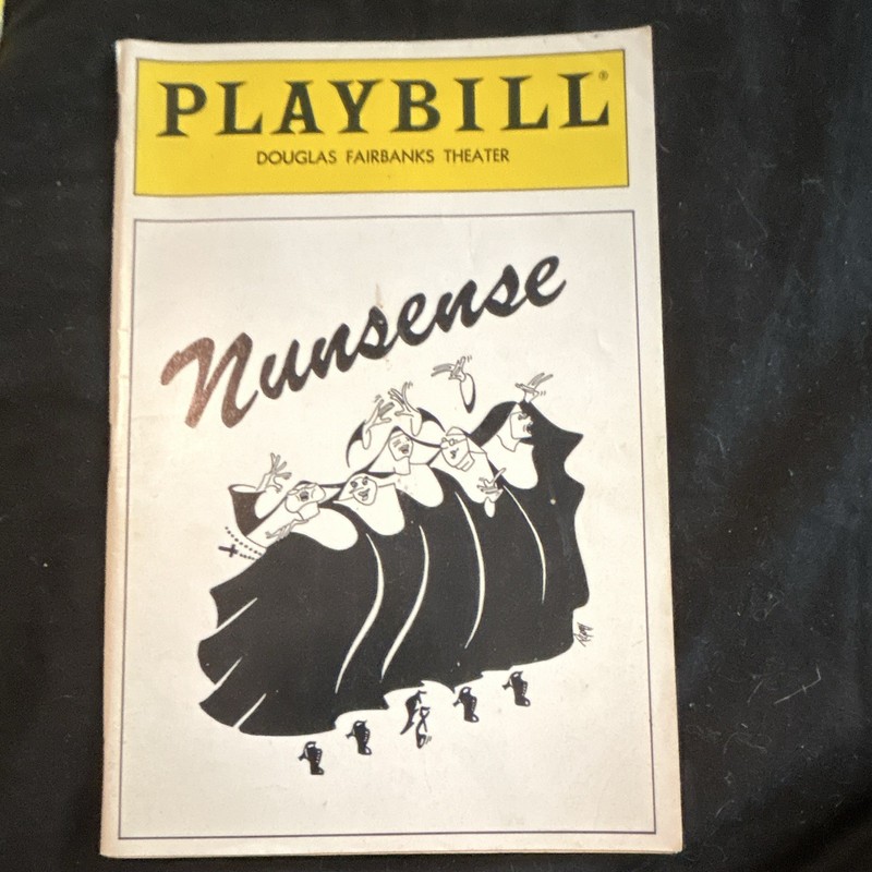 1991 Playbill Nunsense by Dan Goggin at Douglas Fairbanks Theatre