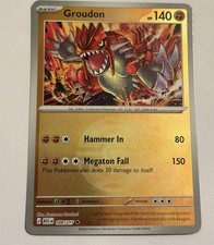 Pokémon TCG Ascended Heroes Groudon Reverse Holo Dusk Ball NM Condition