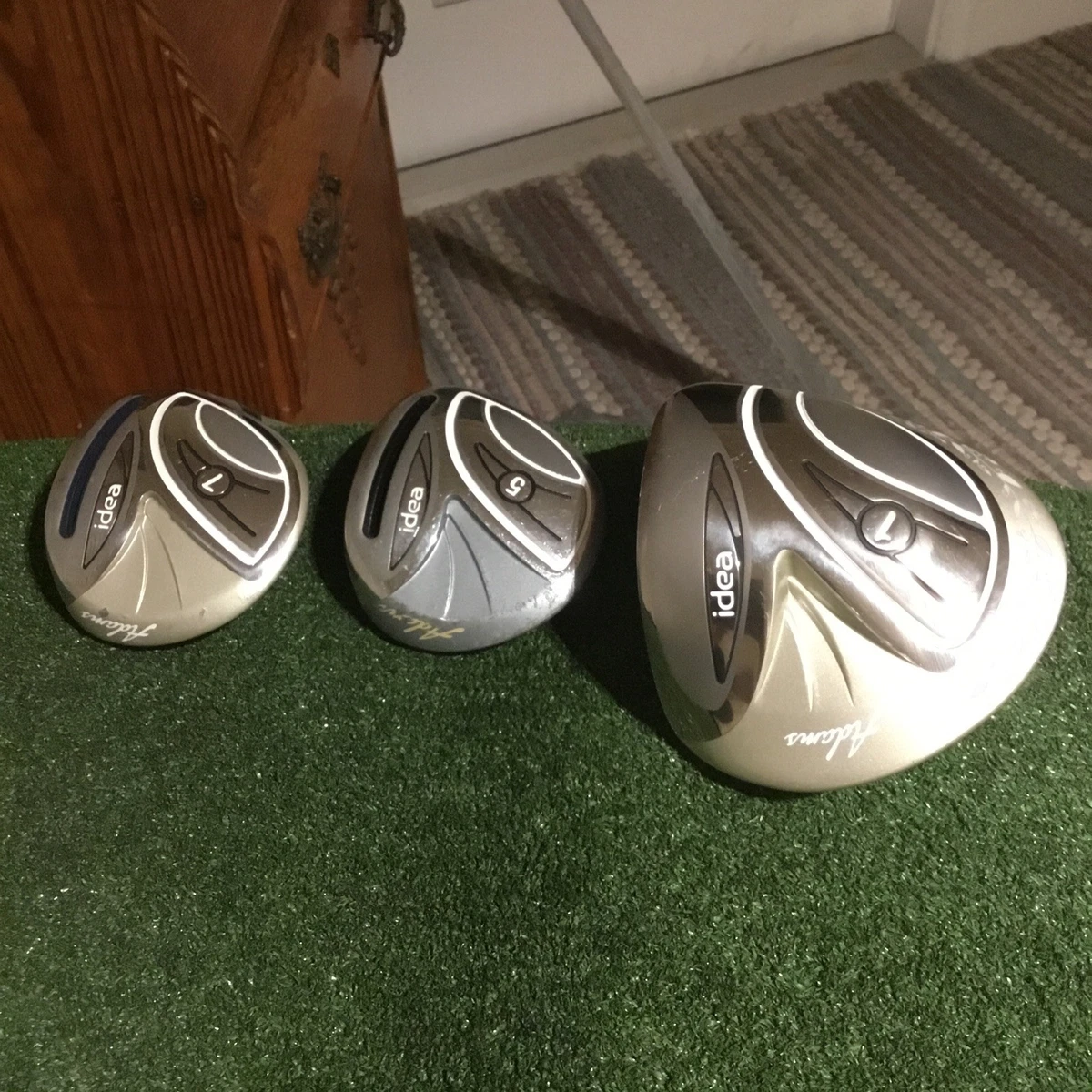 Adams Women’s Idea Woods Set (Driver, 5W, 7W) Ultralite 45g Graphite Shafts