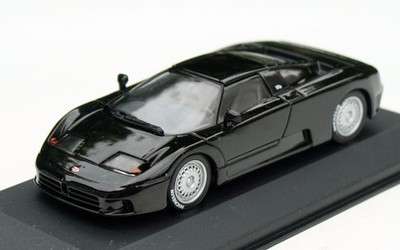 Bugatti EB 110 Bj. 1991-1995, schwarz, Minichamps-Model im M. 1:43, OVP