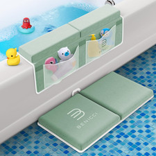 Comfortable Bath Kneeler and Elbow Kneeling Rest Pad for Baby Bathing Parents -