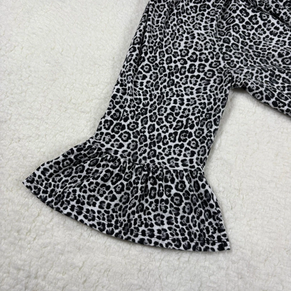 Pulôver Michael Kors preto estampa animal top sino manga alargada logotipo feminino GG - Imagem 3 de 4