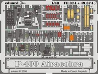 Eduard Accessories Fe374 - 1:48 P-39/P-400 Airacobra FüR Hasegawa Bausatz - ÄTzs
