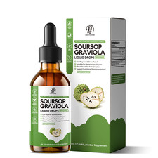 Soursop Graviola Extract 1800Mg Vegan Liquid Drop Annona Muricata Non-GMO 60ML
