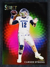 CARSON STRONG 2022 Panini Select Football DRAFT PICKS Color Wheel Case Hit SSP