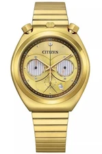 CITIZEN STAR WARS C-3PO AN3662-51W 38MM CHRONOGRAPH GOLD TONE MEN'S WATCH NIB