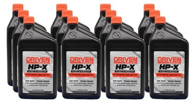 DRIVEN RACING OIL HP-X EURO 5W50 Motor Oil Case 12/Qt 23506-12