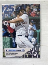 2025 Topps TRAINING GROUNDS Rafael Devers #TG-21 Boston Red Sox
