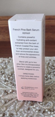 NEW IN BOX - Skin Inc SUPPLEMENT BAR “French Pine Bark Serum” Repair .34 0z. GJL - Picture 3 of 6