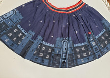 Mini Boden Castle Jersey Skirt Navy Blue Size 5 6Y 27268 