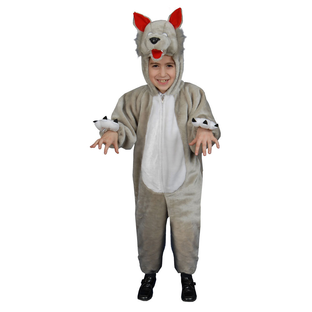 Disfraz de Disfraz America Little Kid Niños/Niñas Big Bad Wolf - Disfraz de juego de rol