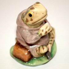 Royal Albert 1989 Beatrix Potter Jeremy Fisher Sitting Frog Figurine
