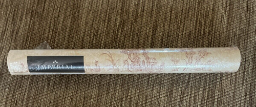 Vintage Imperial Russet Gold Toile Pagoda Wallpaper Double Roll 56 sq. ft. NOS - Picture 3 of 19
