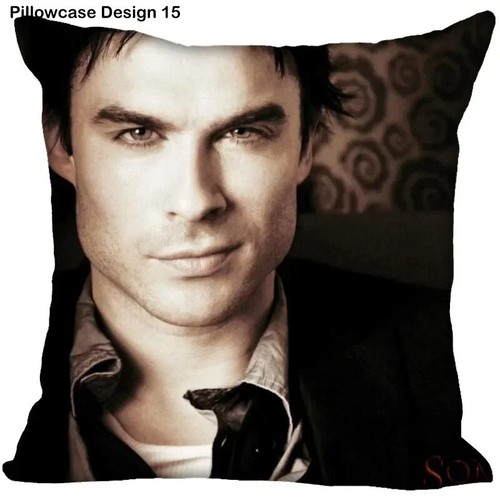 Funda de almohada de cumpleaños Ian Somerhalder Cumpleaños Cojín Diarios del vampiro Regalo de Navidad - Imagen 16 de 17