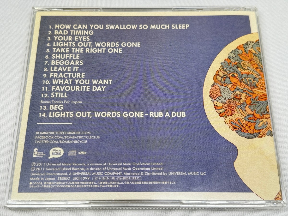 Bombay Bicycle Club A Different Kind Of Fix Japan Import CD Bonus