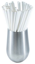 Paper Straws Wholesale Case Biodegradable FDA Approved - 5000/Ct White 7.75"