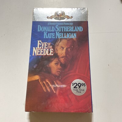Eye of the Needle Beta Tape 1988 Brand New Factory Sealed Not VHS Betamax Movie