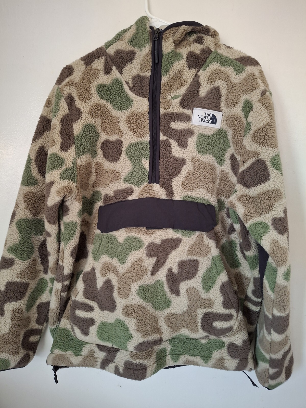 RARE The North Face Campshire Sherpa Fleece Hoodie Jacket Mens Size L