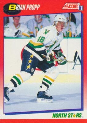 1991-92 Score Canadian French #223 BRIAN PROPP - Minnesota North Stars