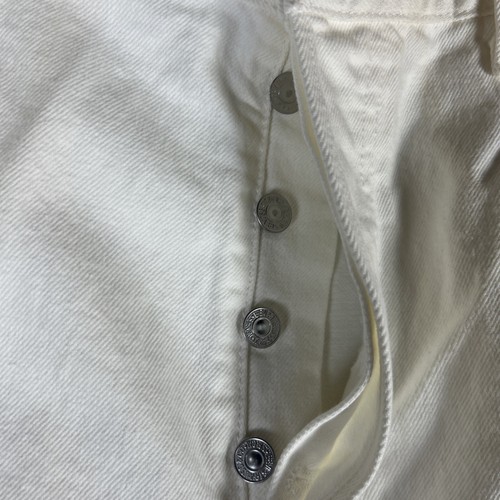 Levi's 501 XX Jeans Mens 38x30 White Button Fly Straight Leg - Bild 8 von 10