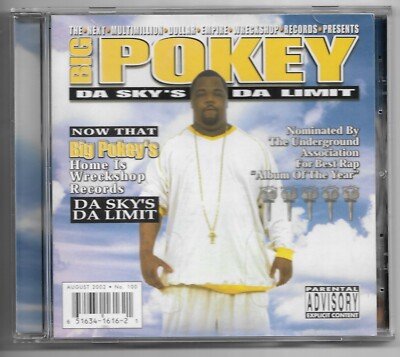 BIG POKEY - DA SKY'S DA LIMIT * 2002 * BIG T * CHRIS WARD * BIG MOE * RARE!