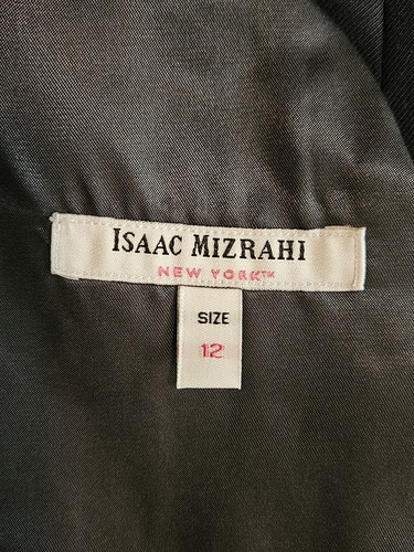 Isaac Mizrahi Boys Suit Jacket Blazer Size 12 Dark Navy Blue - Picture 8 of 9