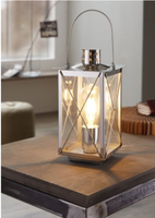 Eglo Vinatge Tischlampe Lampe Leuchte Tischleuchte Chrom 49279