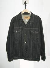 VTG 90S GAP MEN'S OVERSIZED JEAN DENIM TRUCKER JACKET MADE IN USA SZ: SM