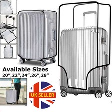 NEW TRANSPARENT SUITCASE COVER LUGGAGE PROTECTOR TRAVEL 20''22''24''26''28'' BAG