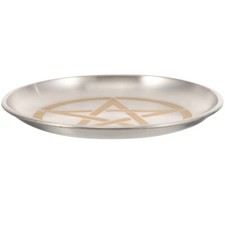  Altar Pentacle Offering Bowl Witchcraft Pentagram Tray Jewelry Storage