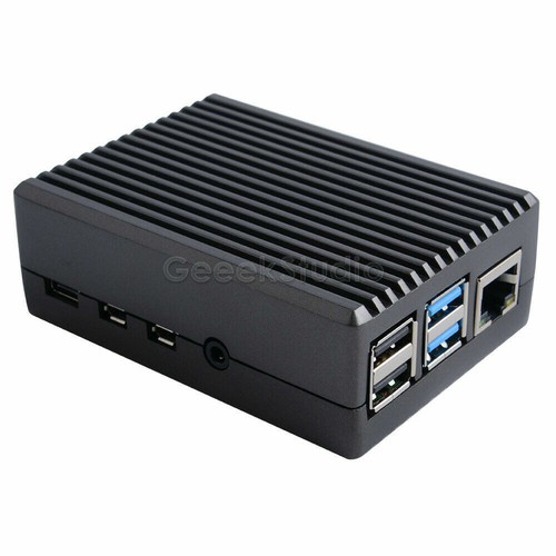 Metal Case Enclosure Box for Raspberry Pi 4 Model B with Heat Sink Heatsinks - Picture 12 of 16