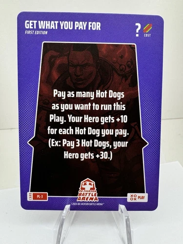 2024 Bo Jackson Battle Arena - Get What You Pay For SSP Ultra Play Card #PL-3!!!