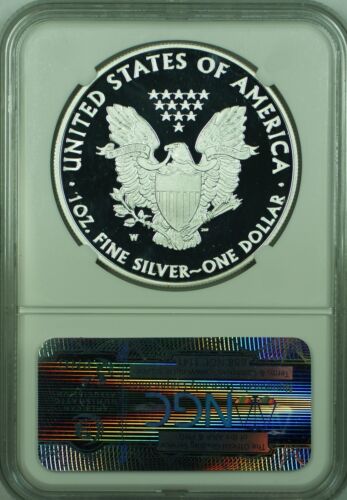 2010-W American Proof Silver Eagle $1 NGC PF 69 Ultra Cameo (49) - Picture 2 of 2