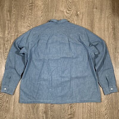 LEVI'S VINTAGE CLOTHING DENIM FAMILY シャツ LEVIS Denim Family LVC Button Shirt BLUE, XL | eBay