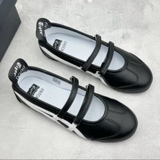 2025 Patou x Onitsuka Tiger Mexico 66 Ballet Shoe Flats Black/White 1183C379-002