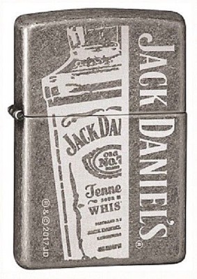 Original ZIPPO Feuerzeug Jack Daniels Antique Silver Plate  60003478 NEU!