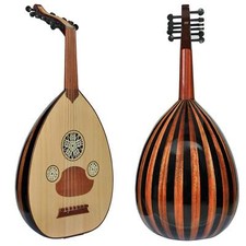 Anf&auml;nger Turkish Oud + Weiche Tasche - (Mahogany-Black/Gl&auml;nzend Finish) -needs